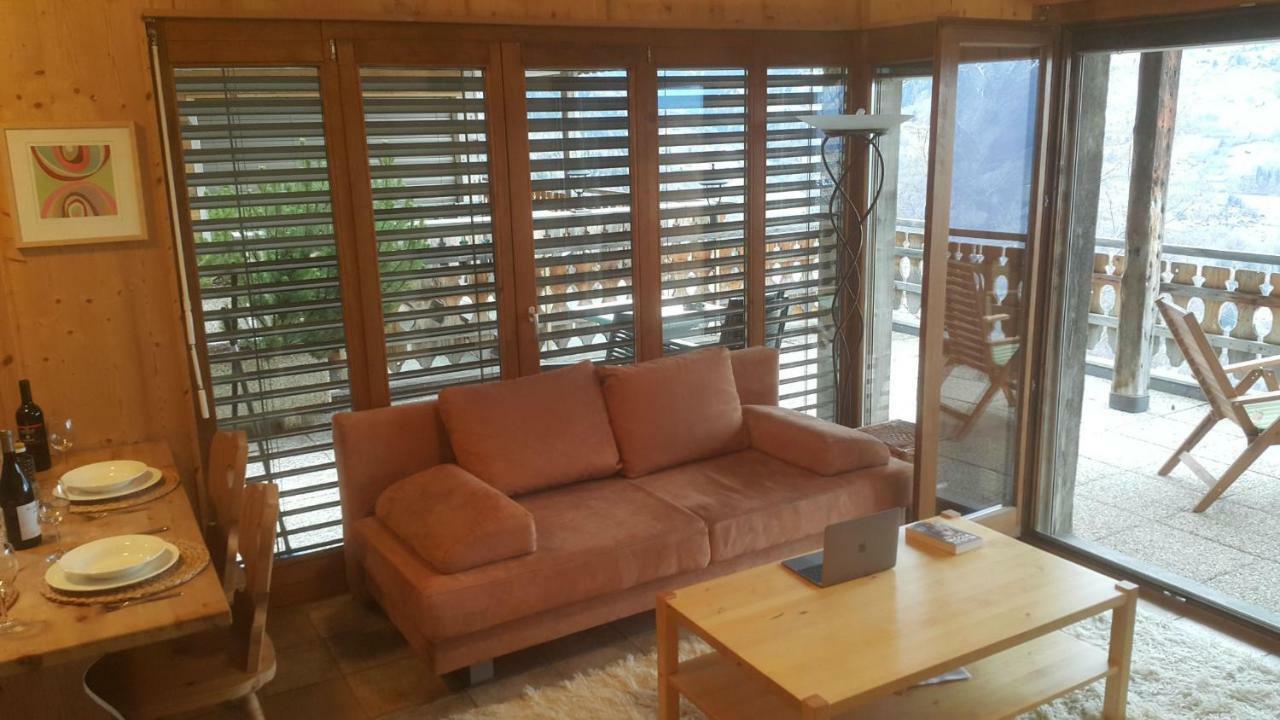 Appartement D'Une Chambre Avec Vue Imprenable - Veysonnaz Exterior foto